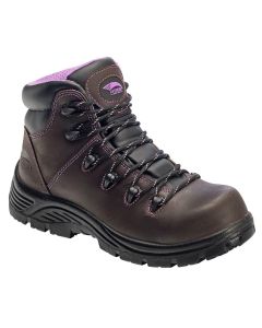 FSIA7123-6.5W image(0) - Avenger Framer Series - Women's High Top Work Boots - Composite Toe - IC|EH|SR|PR - Brown/Black - Size: 6.5W