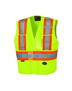 SRWV1021061U-45XL image(0) - Pioneer Pioneer - Safety Tear-Away Vest  - Hi-Vis Yellow/Green - Size 4XL/5XL