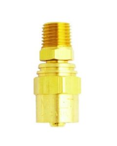 Milton Industries Reusable End, 1/4" MNPT, Fits 3/8" x 3/4