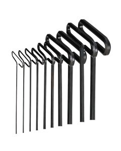 EKL33610 image(2) - Eklind Tool Company HEX KEY SET 10 PC T-HANDLE 6IN. SAE 3/32-3/8IN.