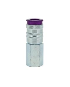 Milton Industries ColorFit HighFlowPRO Couplers, V-style Purple, 1/4" NPT Female