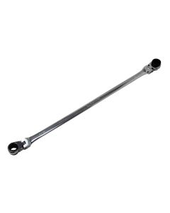 KTIXDRF71612 image(0) - K Tool International Wrench Double Box Ratcheting Reversible 7/16 Inch x 1/2 Inch Universal Spline 90 Tooth