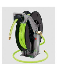 LEGL8741FZ image(2) - Legacy Manufacturing Flexzilla Pro Retractable Air Hose Reel, Open Face, Dual Axle Arm, 1/2" x 50'