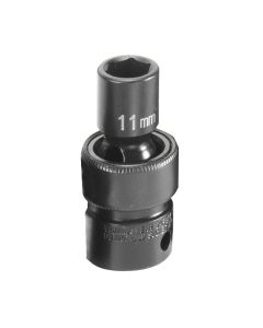 Grey Pneumatic 3/8" Drive x 11mm Standard Universal Socket