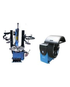 ATETCWB-COMBO9 image(0) - Atlas Automotive Equipment Atlas Equipment TC289DAA Rim Clamp Tire Changer + WB11 Wheel Balancer Combo Package (WILL CALL)