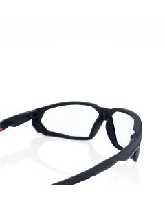JCK45101 image(0) - Jackson Safety Safety Glasses - HyperGuard F-Series - Clear Lens - Black Full Frame - STA-CLEAR Anti-Fog