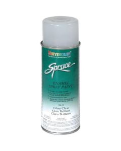 SEY98-11 image(0) - Seymour Spruce 98-11 Enamel Spray Paint, 16 fl-oz Aerosol Can, Clear, 15 sq-ft Coverage
