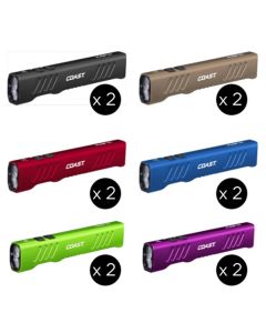 COS31554 image(0) - COAST Products Slayer Pro 1150 Lumen Rechargeable Flashlight with Beamsaver Memory Mode - Assorted Colors - 12 Pack
