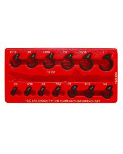 Milton Industries LTI Tool By MIlton 13 Piece SAE SHOCKIT Crows Foot Set - Heavy Duty Automotive/Hydraulic