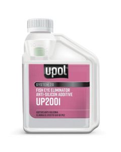 U Pol Products SYSTEM 20 UP2001 Fisheye Eliminator Anti-Silicone Additive, 250 mL Bottle, Clear, Liquid