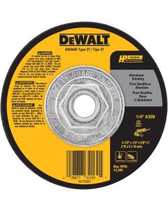 DEWALT 4" x 1/4" x 5/8" Aluminum Grinding Wheel HP