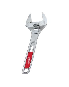 Milwaukee Tool 8" WIDE JAW CHROME PLATED ADJUSTABLE WRENCH