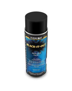 Fibre glass Evercoat 102631 Black-It-Out Coating, 1 qt Aerosol Can, Matte Black, Liquid