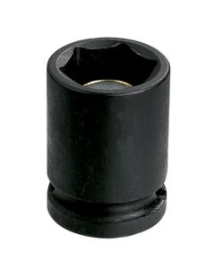GRE2010MG image(0) - Grey Pneumatic 1/2" Drive x 10mm Magnetic Standard Socket