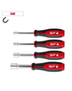 MLW48-22-2544 image(2) - Milwaukee Tool 4pc SAE HollowCore Magnetic Nut Driver Set