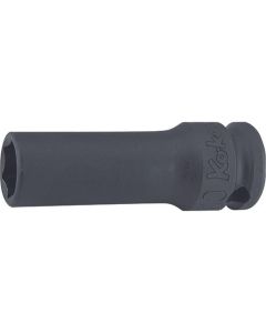 KKN13301M-24 image(0) - Ko-ken USA 13301M-24 3/8 Sq. Dr. Socket 24mm 6 point Length 80mm Thin walled