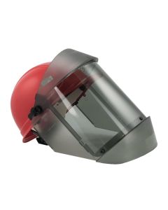 OBR21AGR12AF-C500 image(1) - OBERON Face Shield & Hard Cap - Arc Flash - 12 Cal TCG - Lens Color: Clear Grey Anti-Fog