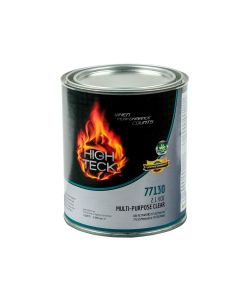 HIT77130-4 image(0) - High Teck Products 77130-4 Multi-Purpose Clearcoat, 1 qt, Clear, Liquid, 2.1 lb/gal VOC, 4:1 Mixing