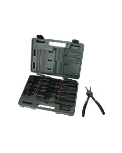 KDT3495 image(1) - GearWrench 12 Piece Fixed Tip Convertible Snap Ring Plier Set