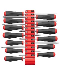 ERN5600 image(1) - Ernst Mfg. 13 Tool Screwdriver Pro - Red