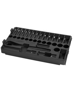 MLW48-22-9482T image(2) - Milwaukee Tool 32pc 3/8" Drive Metric Ratchet and Socket Tray