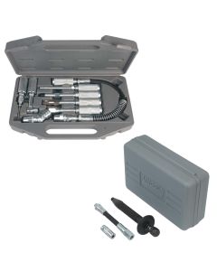 LIN1200B image(0) - Lincoln Lubrication 58000 Lube Accessory Coupler Kit and 5805 Impact Fitting Cleaner Bundle for Grease Guns Heavy Duty Lubrication Maintenance Tool Set