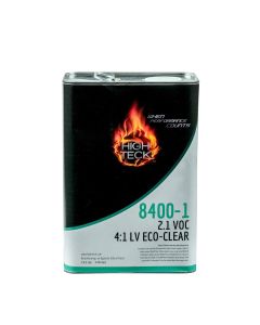 High Teck Products 8400-1 Eco Clear 4:1, 2.1 VOC, High Gloss, Flexible, Gallon