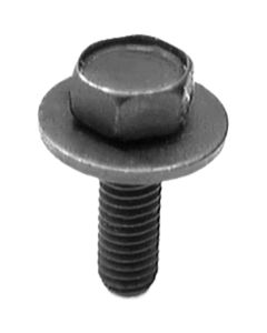 AUVECO 12067 Hex Head Sems C Point Body Bolt, M6 x 1 mm x 20 mm L x 10 mm Across Flats, Phosphate