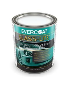 FIB638 image(0) - Fibre glass Evercoat GLASS-LITE 100638 Lightweight Short Strand Reinforced Filler, 1 qt Can, Green, Liquid