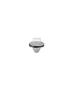 AUVECO AP15695 Molding Clip, 15 mm Dia Head x 8 mm L Stem x 8 mm Hole, Nylon, White