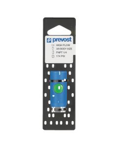 PRVERC071201CP image(0) - Prevost ERC 071201CP Industrial Interchange Silicone-Free Regular Quick Coupler on Plate, 1/4 in, FNPT, Stainless Steel