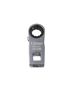 KTIXD2CW12MM image(0) - K Tool International Ratcheting Crowfoot Wrench 12mm 3/8 Inch Drive