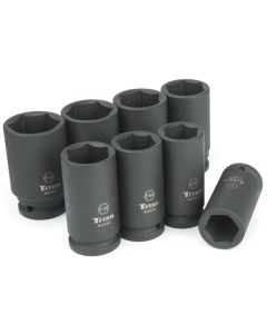 TITAN 8-PC 3/4" DR SAE DEEP IMPACT S