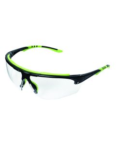 SRWS72002 image(0) - Sellstrom Safety Glasses - XP410 Series - Indoor/Outdoor Lens - Black/Green Frame - Hard Coated