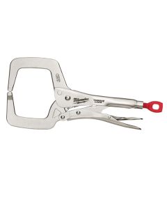 Milwaukee Tool 11 in. Torque Lock Locking C-Clamp with Regular Jaws