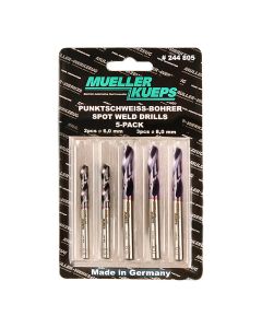 Mueller - Kueps 5-pack Spot Welding Drill bits
