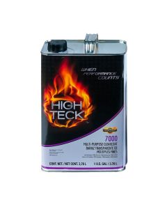 HIT7000-1 image(0) - High Teck Products 7000-1 Multi-Purpose Urethane Clearcoat, 1 gal, Clear, Liquid, 4.4 lb/gal VOC, 4:1 Mixing