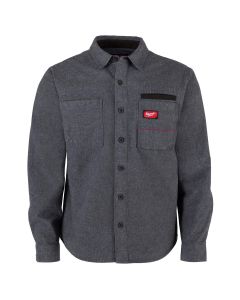 MLWM552G-3X image(2) - Milwaukee Tool GRIDIRON FLANNEL - SOLID GRAY 3X