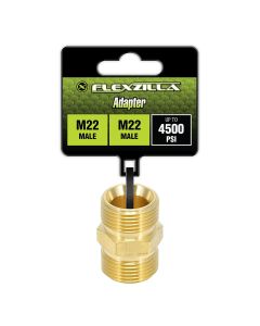 LEGPW3012 image(0) - Flexzilla Pressure Washer Quick-Connect Coupler, 3/4" FGHT x Quick-Connect Coupler, Brass