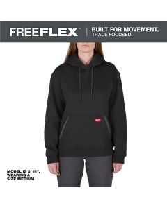 MLWF251B-S image(0) - Milwaukee Tool Women's FREEFLEX Pullover Hoodie- Black - S