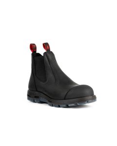 RDBUSBBKSC8 image(0) - Redback Boots USA Easy Escape HD 6-Inch Slip-On Steel Toe Scuff Cap 9US (8UK)