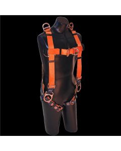 SRW806500 image(0) - FALL SAFE Safety Harness - A-SERIES - Vest-Style Positioning Climbing Retrieval - Back | Front | Side |Shoulder, Pass Through, Tongue Buckle - Size: 2XL