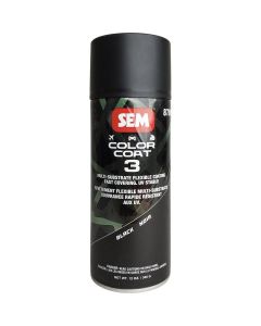 SEM87093 image(0) - SEM Paints Color Coat 3 Black 16 oz Aerosol