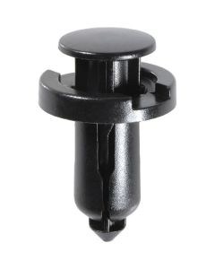 AVCAP20564 image(0) - AUVECO AP20564 Push-Type with Drive Pin Front and Rear Bumper Retainer, 20 mm Dia Head x 18 mm L Stem, Nylon, Black