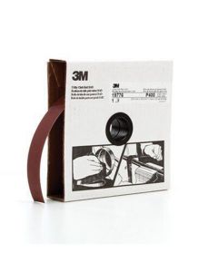 MMM19776 image(0) - 3M 19776 314D Series Utility Cloth Roll, 1 in W x 20 yd L, P400 Grit, Extra Fine Grade, Aluminum Oxide