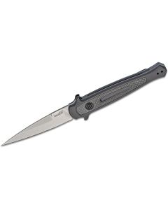 Kershaw Launch 8 Automatic Push-Button Lock Spear Point Blade EDC Folding Knife  - Gray - $1000 Min Vendor Direct Auto Knives Only. Cannot Ship to CA, CT, DE, MN. Contact Sales Rep.