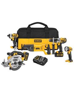 DeWalt 20V MAX Lithium Ion 5-Tool Combo Kit