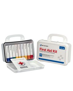 FAO238-AN image(0) - First Aid Only 10 Unit First Aid Kit Plastic Case