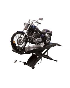 ATEHT-ACL image(0) - Atlas Automotive Equipment ACL Motorcycle Air Operated Motorcycle Lift with Roller Plate 1,000 lb. Capacity  (WILL CALL)