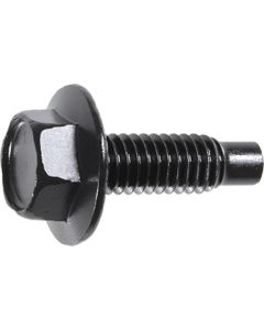 AUVECO AP5711 Hex Washer Head Spin Lock Dog Point Body Bolt, 5/16 in - 18 TPI x 1 in L, Black Phosphate